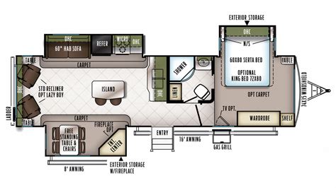 flagstaff camper floor plans